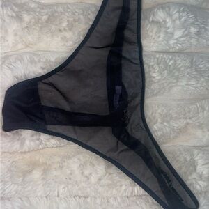 Savage X Fenty Sheer Black Lingerie